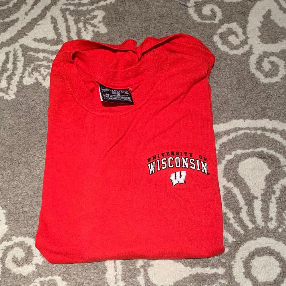 Stitched Wisconsin Badgers Tee
